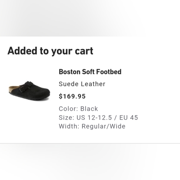 Birkenstock Black Suede Clogs with Soft Footbed - Picture 2 of 8